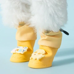 Dog High-Top Rain Shoes Summer Shoes Waterproof Pet Footwear Small Dogs Footwear Teddy Bichon Shoe Covers Outdoors
