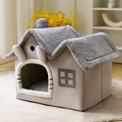 HOOPET New Style Dog House Double Roof Animal Shape House for Cats Small Dogs Pet Comfortable Sleeping Bed Cat Nest Bed Supplies