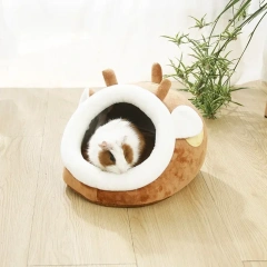 Super Warm Pet Sleep House Hamster Nest Cute Giraffe Shape Guinea Pig Cage Small Animal Accessories zabawki dla świnek morskich