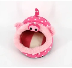 Super Warm Pet Sleep House Hamster Nest Cute Giraffe Shape Guinea Pig Cage Small Animal Accessories zabawki dla świnek morskich