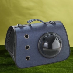 Cat Carrying Travel Backpack Outdoor Capsule Shoulder Bag Breathable Carrier For Puppy Kitty Newborn Pet Foldable Zipper Handbag