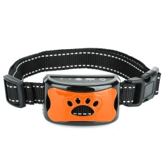 New USB Rechargeable Dogs Training Collar Ultrasonic Pet Dog Anti Barking Stop Barking Vibration Waterproof Collar Devices