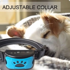 New USB Rechargeable Dogs Training Collar Ultrasonic Pet Dog Anti Barking Stop Barking Vibration Waterproof Collar Devices