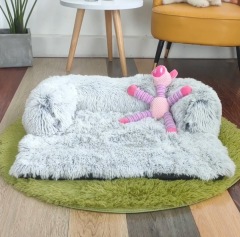 Wholesale New Design Luxury Dog Bed Blanket Sofa Waterproof Dog Cat Pet Blanket for bed With Pillow