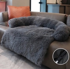 Wholesale New Design Luxury Dog Bed Blanket Sofa Waterproof Dog Cat Pet Blanket for bed With Pillow