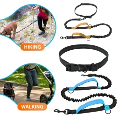 Hand Free Dog Leash for Pet Walking Running Jogging Adjustable Dog leash Waist Belt Chest Strap Traction Rope Dog Accessories