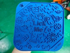 Pet Lick Pad Slower Feeder Pad Cats Dog Mat Feeding Cats Dogs Licking Mat Pet Bathing Distraction Pads Silicone Dispenser