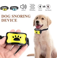 New USB Rechargeable Dogs Training Collar Ultrasonic Pet Dog Anti Barking Stop Barking Vibration Waterproof Collar Devices
