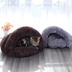Customized Wholesale removable cat bed house semi-enclosed pet luxury dog cat New design Play cat house dog bed