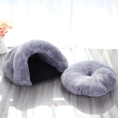 Customized Wholesale removable cat bed house semi-enclosed pet luxury dog cat New design Play cat house dog bed