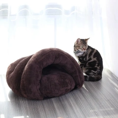 Customized Wholesale removable cat bed house semi-enclosed pet luxury dog cat New design Play cat house dog bed
