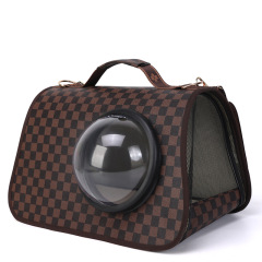 Pet carrier outdoor shoulder bag foldable dog carrier bag portable