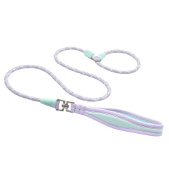 custom Pet p rope explosion-proof impact anti-knotting not strangle hands large dog reflective 2 in 1 dog leash