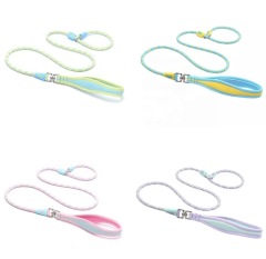 custom Pet p rope explosion-proof impact anti-knotting not strangle hands large dog reflective 2 in 1 dog leash