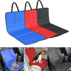 106x46.5CM Foldable Car Pet Seat Pad Waterproof Dirt Resistant Solid Color Cars Rear Seats Cushions Suitable Multiple Models