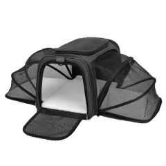 Pet Carriers Backpack Portable Breathable Foldable Shoulder Bag Cat Dog Carrier Bags Outgoing Travel Pets Handbag Transport Bag