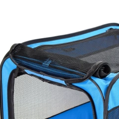 600D Oxford Pet Car Travel Accessories For Dogs Cats Carriers Foldable Portable Pet Cage Tent Kennel With Mat Outdoor