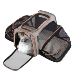 Pet Carriers Backpack Portable Breathable Foldable Shoulder Bag Cat Dog Carrier Bags Outgoing Travel Pets Handbag Transport Bag