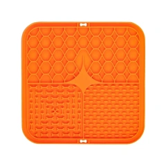 Pet Placemat Cat Slow Feeding Mat Dog Lick Mats Silicone Pets Eating Slowly Food Pad Cats Dogs Feeding Supplies