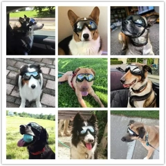 Adjustable Pet Dog Goggles Sunglasses Anti-UV Sun Glasses Eye Wear Protection Black Widely Used Dog Sunglasses Pet Dog Supplies