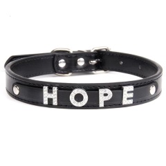 Fashion PU Leather Customized Letters Daddy Slave Collar Sexy Rhinestone Bdsm Name Chocker Necklace Cosplay Jewelry