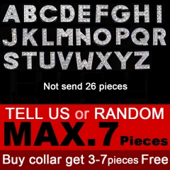 Luxurious Personalized DIY Pet Necklace Pu Crocodile Collar Cat Dog Collar Small And Medium Dog Collar Leather Rhinestone Bling