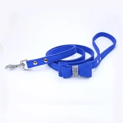 Dog Leash Chiens Nylon Training Perro Leads Rope Chain Pet Cat Traction Belt Bowknot for Collar Walking Running New