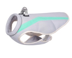 Dog Cooling Vest Breathable Mesh Dog Jacket Summer Cool and Comfortable Dog Coat Adjustable with Reflective Strip Pet Clothes