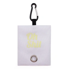 Pet Pets Supplies Canvas Garbage Bags Poop Bag Dispenser Portable Dog Poop Waste Bag Holder Outdoor Puppy Cat Pick Up Organizer