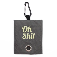 Pet Pets Supplies Canvas Garbage Bags Poop Bag Dispenser Portable Dog Poop Waste Bag Holder Outdoor Puppy Cat Pick Up Organizer