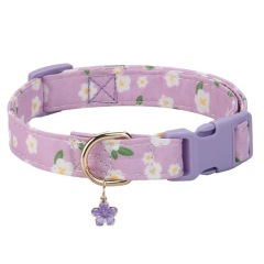 Pet Dog Puppy Cat Fruit pattern Collar with Metal Fruit pendant Applicable to Small Medium Pet