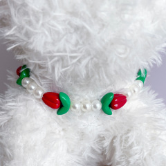 Pet supplies accessories pendants collars collars small dogs and cats tulip beaded necklace dog collars collar jewelry