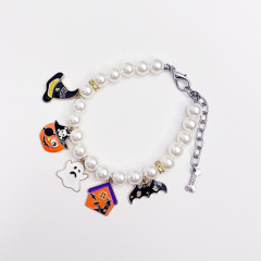 Halloween puppy cat necklace jewelry, pet accessories small and medium dogs dog collar