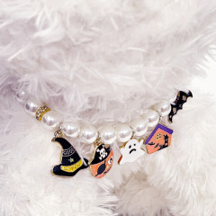 Halloween puppy cat necklace jewelry, pet accessories small and medium dogs dog collar