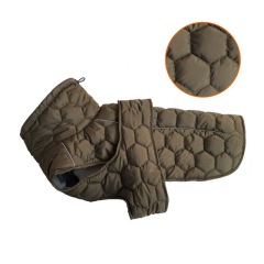 Winter Dog Clothes for Large Dogs Windproof Soft Quilted Warm Dog Jacket Adjustable Reflective Water Repellent Snow Big Dog Coat