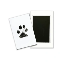 Pet Dog & Cat Paw Print Ink Set Pad Baby Handprints Safe Non-toxic Wash Free Easy Clean Diy Handprints Footprints Pet Souvenirs