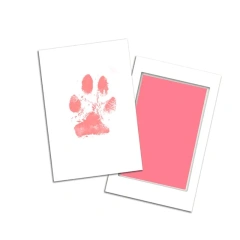 Pet Dog & Cat Paw Print Ink Set Pad Baby Handprints Safe Non-toxic Wash Free Easy Clean Diy Handprints Footprints Pet Souvenirs