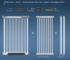 Carbon Steel Dog Fences Indoor Balcony Partition Fence Heighten Punch-free Door Rail Stairs Doorways Pet Products Dog Supplies