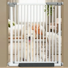Carbon Steel Dog Fences Indoor Balcony Partition Fence Heighten Punch-free Door Rail Stairs Doorways Pet Products Dog Supplies