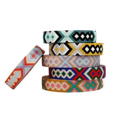 New spot ethnic polyester jacquard webbing clothing bags accessories ribbon shoulder strap national wind shoulder strap webbing