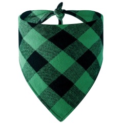 Dog Bandana Christmas New Year Classic Buffalo Plaid Pet Scarf Triangle Bibs Kerchief for Small Medium Large Dogs Pets Bandanas