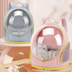 Cat Carrying Bag Space Pet Backpack Breathable Portable Transparent Backpack Puppy Dog Transport Carrier Space Capsule Bag Pets