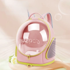 Cat Carrying Bag Space Pet Backpack Breathable Portable Transparent Backpack Puppy Dog Transport Carrier Space Capsule Bag Pets
