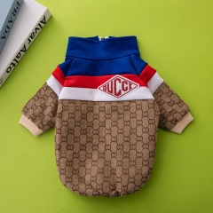 Pet Denim Shirt Small Dog Puppy Clothing Luxury Pomeranian Spring Summer Coats Jackets Dogs Cats Hooded Shirts Pet Supplies