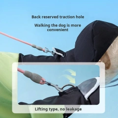 Dog Raincoat 1PC Cat Windproof Water All-Inclusive Hooded Rain Poncho Outdoor Poncho Large Small and Medium Dogs Pet Supplies