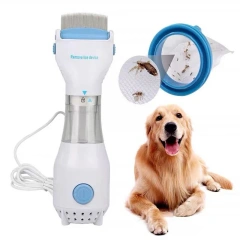 Multi functional Electric Cat Dog Lice Remover Removes Fleas Ticks hair Cleaner with Filter Screen Comb Pet Cleaning Supplies