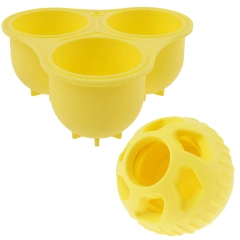 2Pcs/Set Dog Pupsicle Silicone Slow Food Ball Bite Resistant Slow Food Ball Safe Slow Food Ball Help Grinding Teeth for Pets