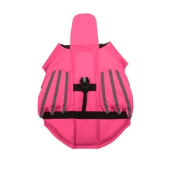 Dog Life Jacket Dog Safety Vest Adjustable Preserver with High Buoyancy and Durable Rescue Handle for Small Medium and Large Dog