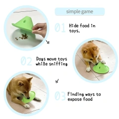 Silicone Dog Slow Food Bowl Funny Pet Dog Slow Feeder Bowl Interactive Toys for Small Medium Large Dogs Pet Supplies