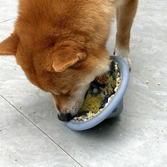 Silicone Dog Slow Food Bowl Funny Pet Dog Slow Feeder Bowl Interactive Toys for Small Medium Large Dogs Pet Supplies